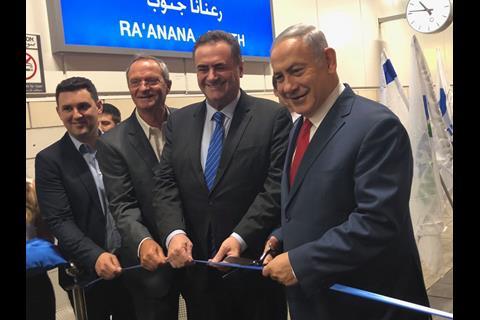 Guests including Prime Minister Benjamin Netanyahu and Transport Minister Israel Katz travelled on the line as part of an official inauguration ceremony held the previous day.